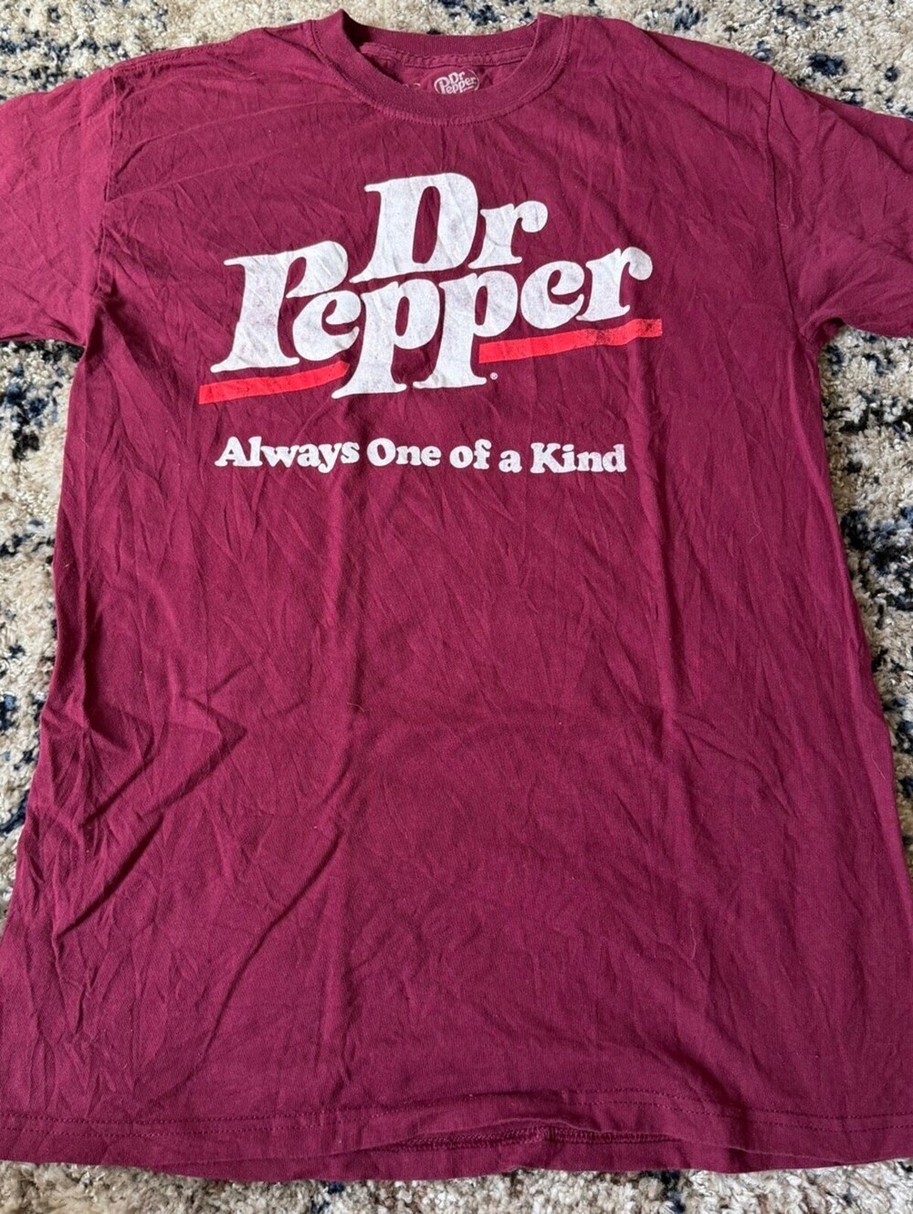 Dr Pepper One of a Kind Tee Burgundy M